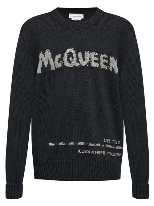 T-shirt with logo ALEXANDER MCQUEEN | 626454Q1WZL1291